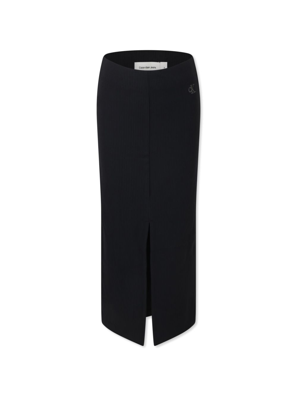 Calvin Klein Kids ribbed-knit skirt - Black