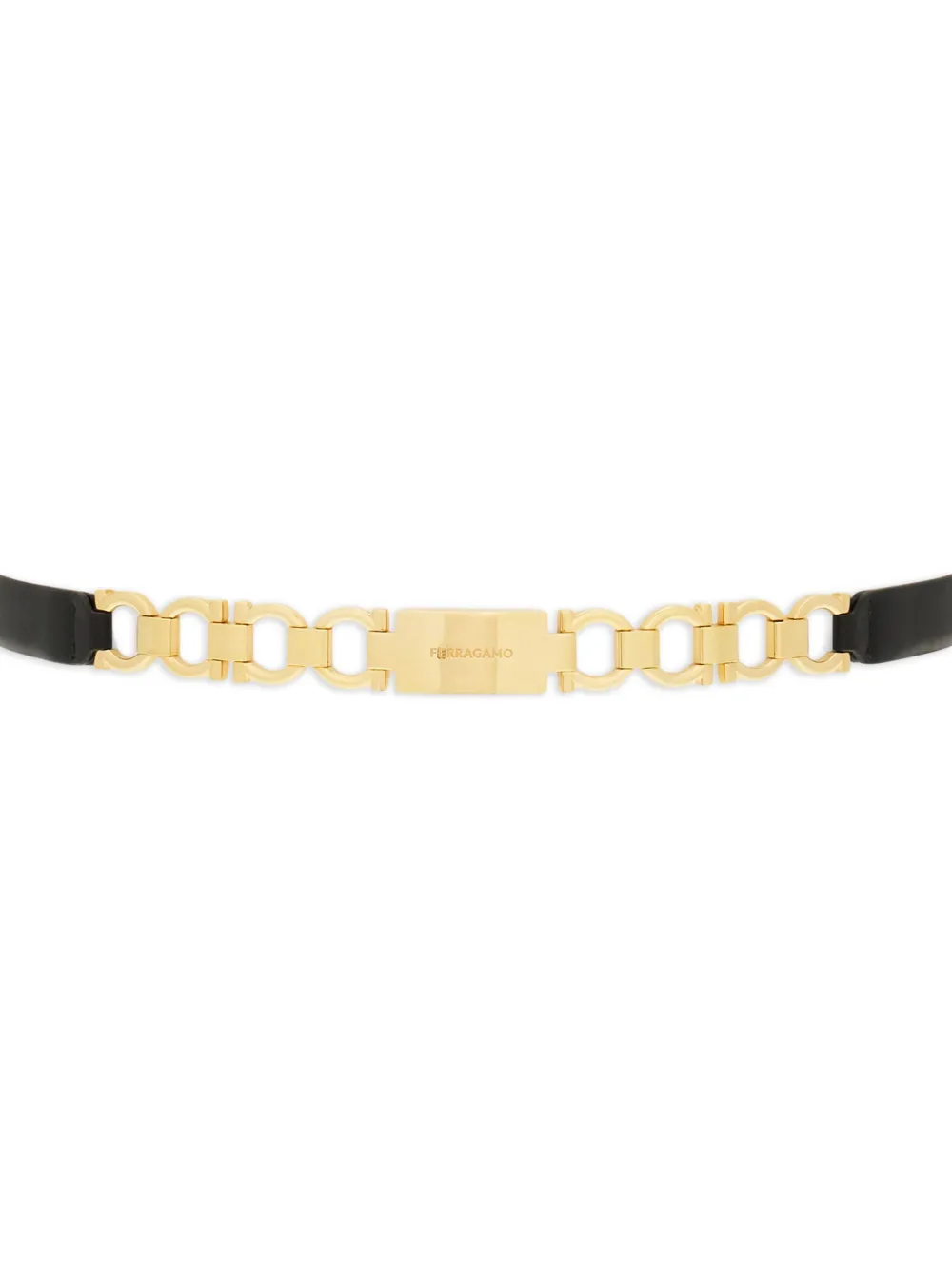 Ferragamo Extendable Gancini bijoux riem Zwart