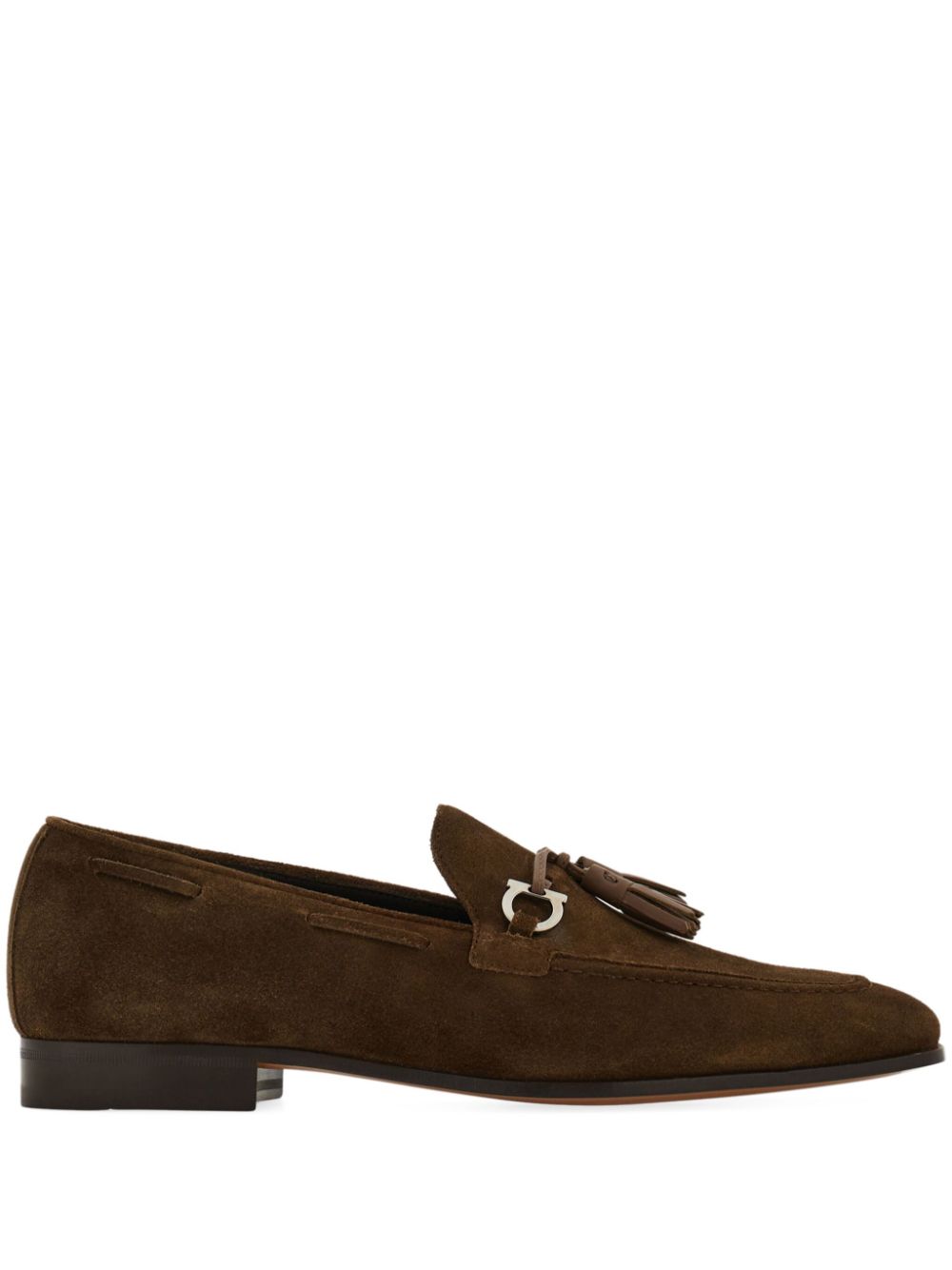 Ferragamo tassel-detail loafers Brown