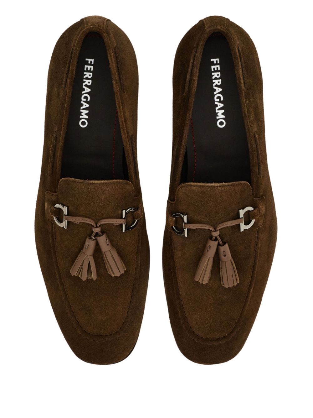 Ferragamo Loafers met kwastjes Bruin