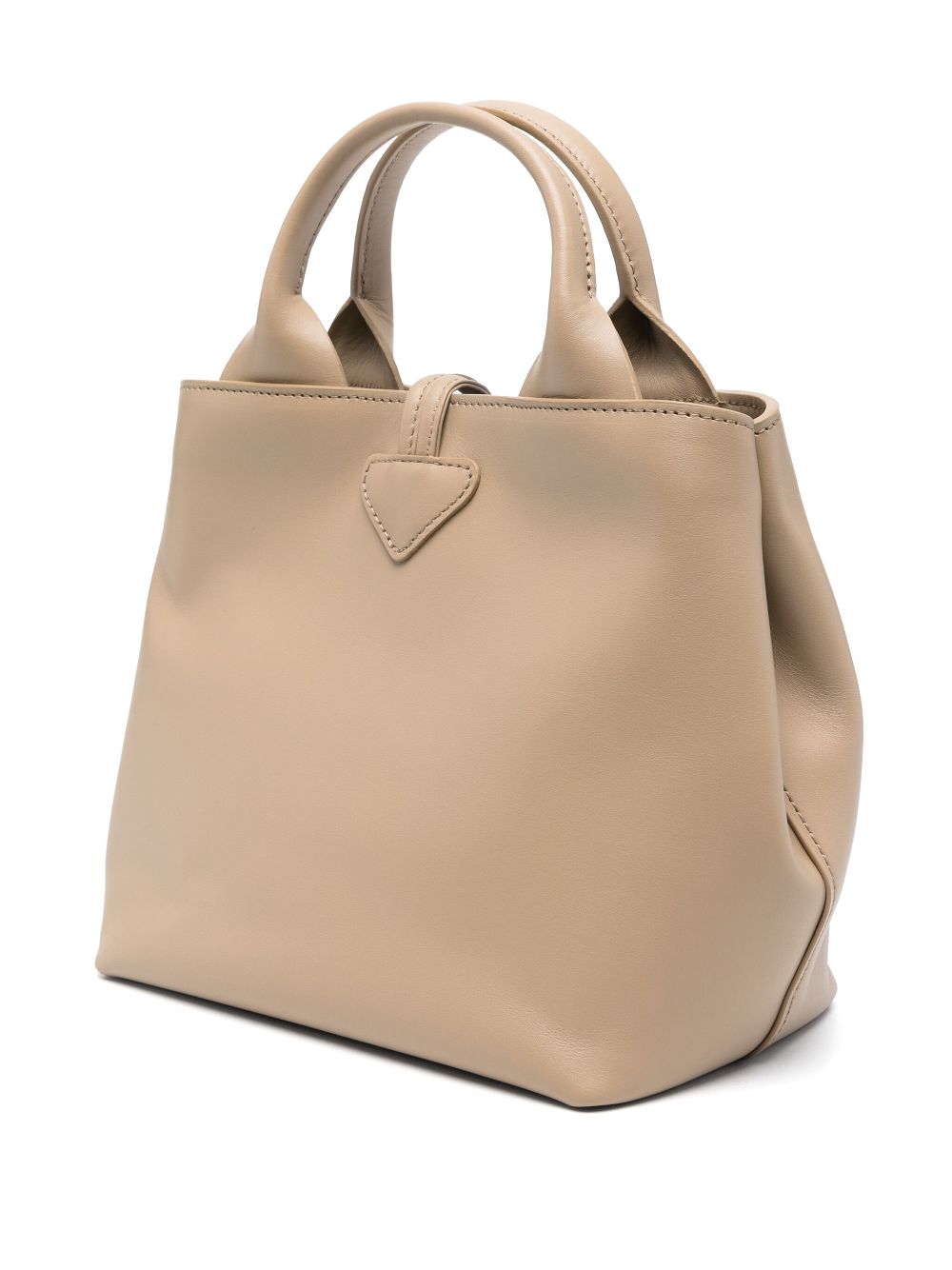 Longchamp small Le Roseau tote bag - Neutrals