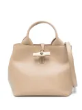 Longchamp small Le Roseau tote bag - Neutrals