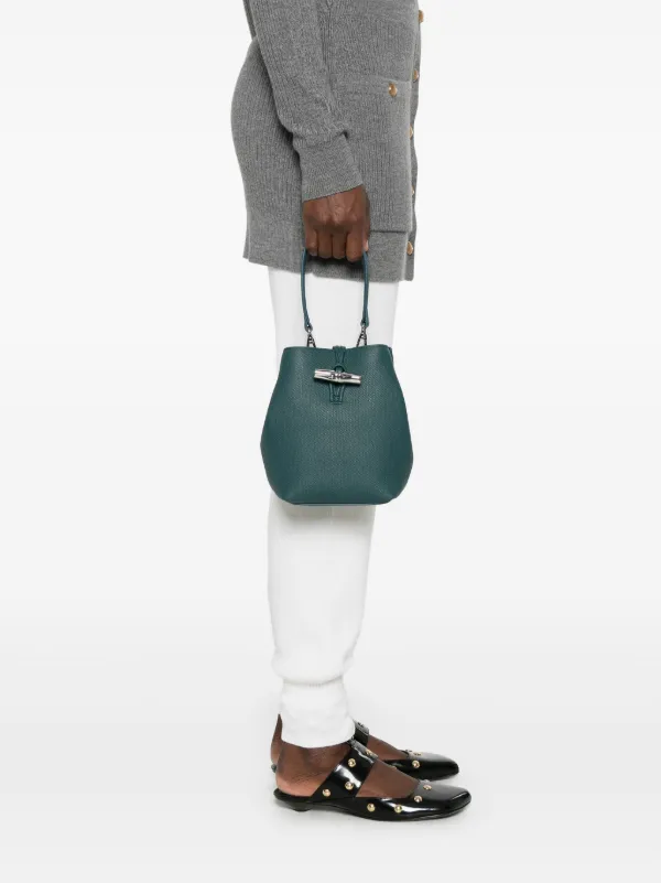 【関税&送料込】Longchamp Le Roseau Bucket Bag Longchamp Xs Le Roseau Bucket Bag | Red | FARFETCH