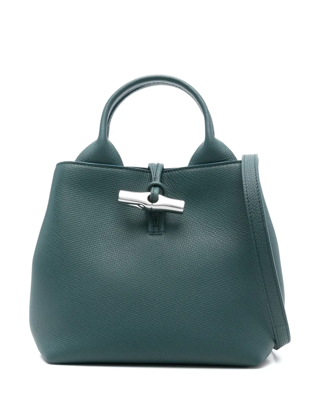 Longchamp Le Roseau kleine shopper Blauw