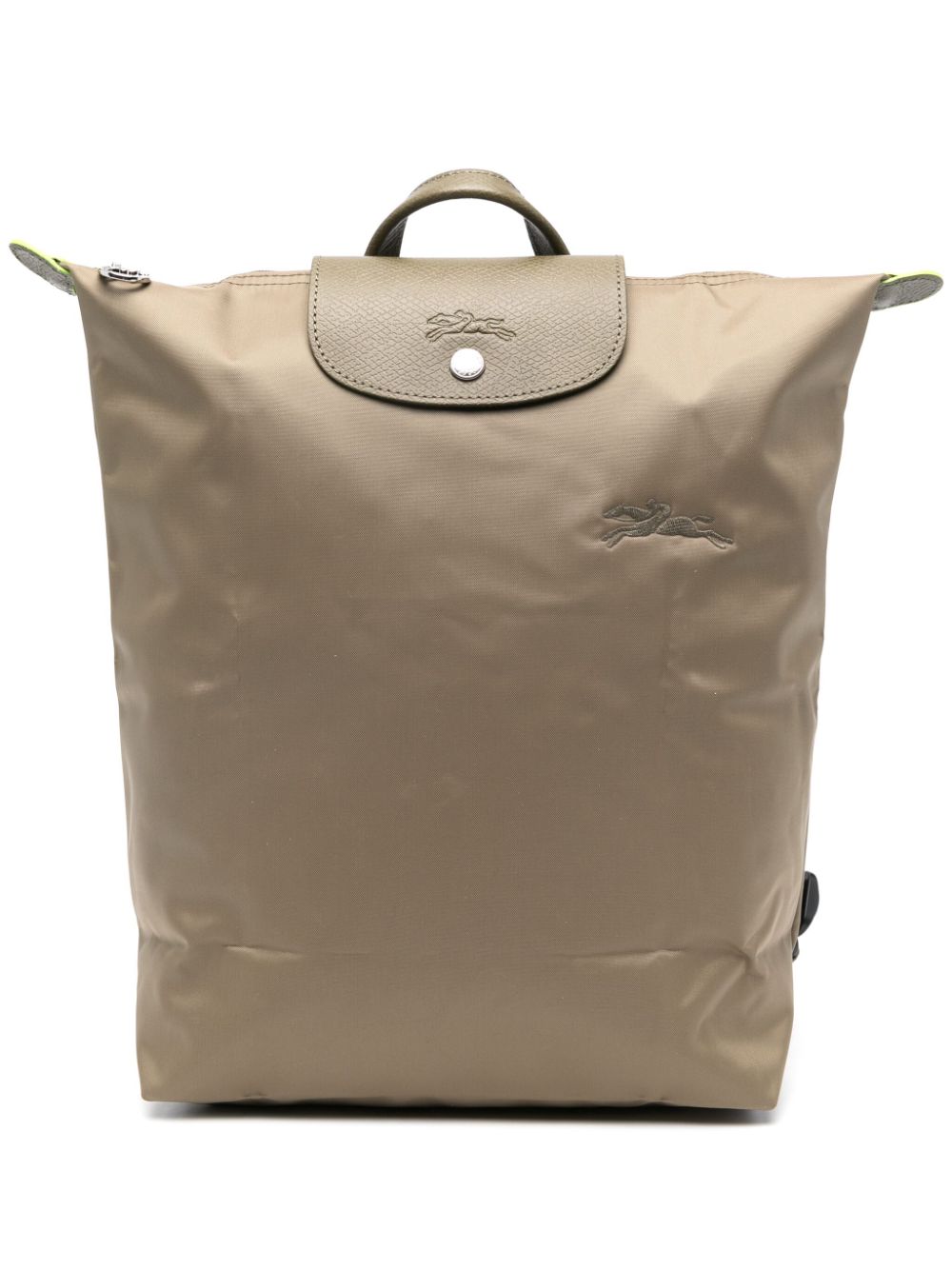 Longchamp khaki backpack sale