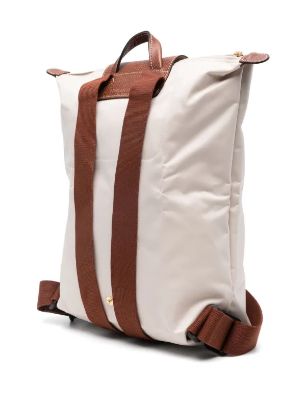 バックパック・リュック LONGCHAMP Women Backpacks 10287 987004 Beige Longchamp Le Preage Original PinkBeige Nylon Leather