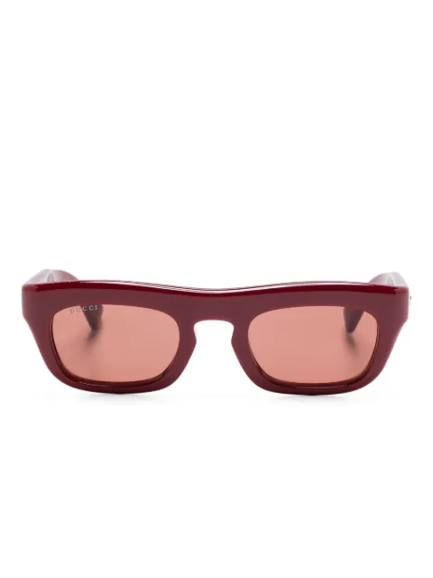 Gucci Eyewear lentes de sol con armazón rectangular