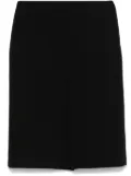 Gucci wool crepe midi skirt - Black