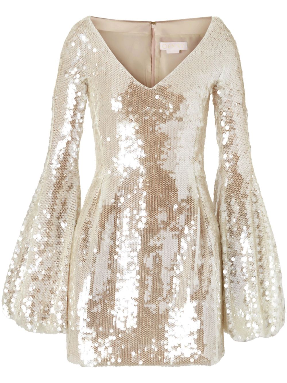 Genny sequin-embellished midi dress - Gold