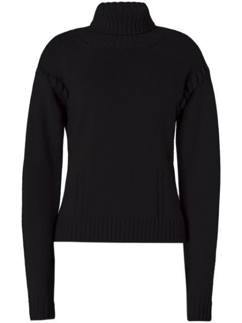 Genny 3D-knit roll-neck jumper