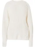 Genny knitted jumper - White