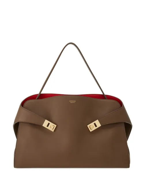 Sac porté épaule Hug médium - Ferragamo - Modalova