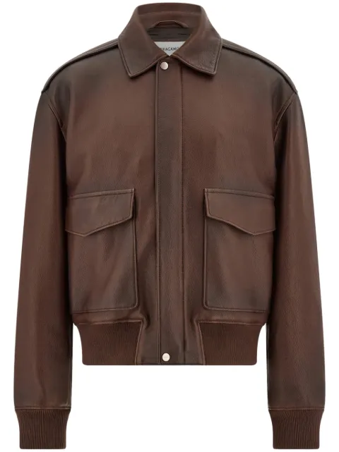 Ferragamo Jaqueta de couro
