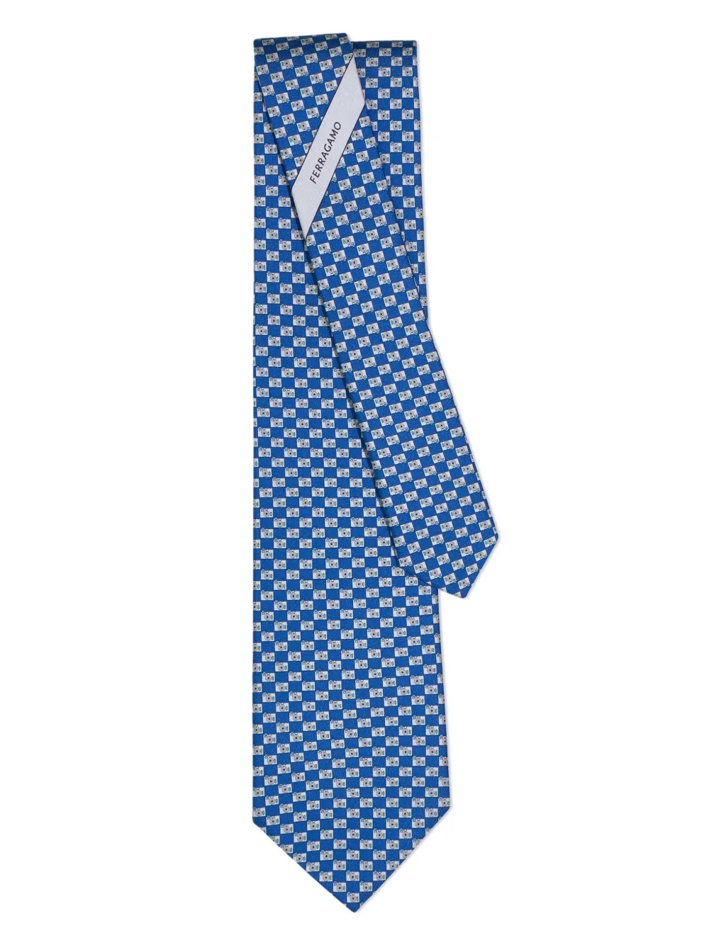 Ferragamo corbata con estampado Zoom | azul | Image 1