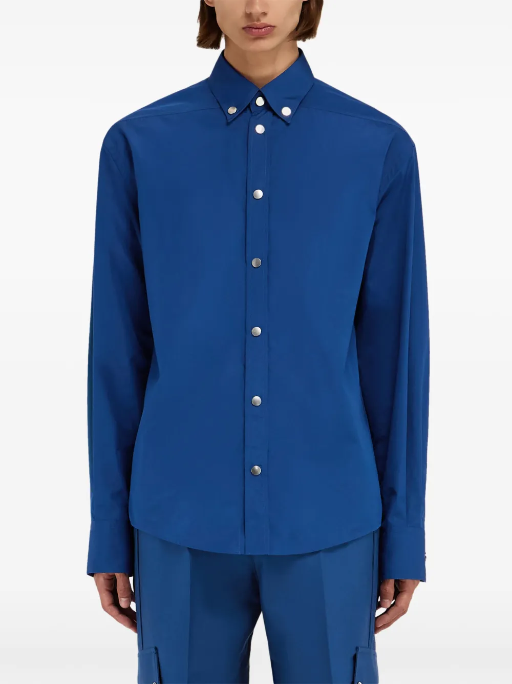 Ferragamo Button-down overhemd Blauw
