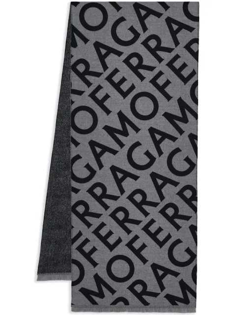 Ferragamo reversible logo scarf