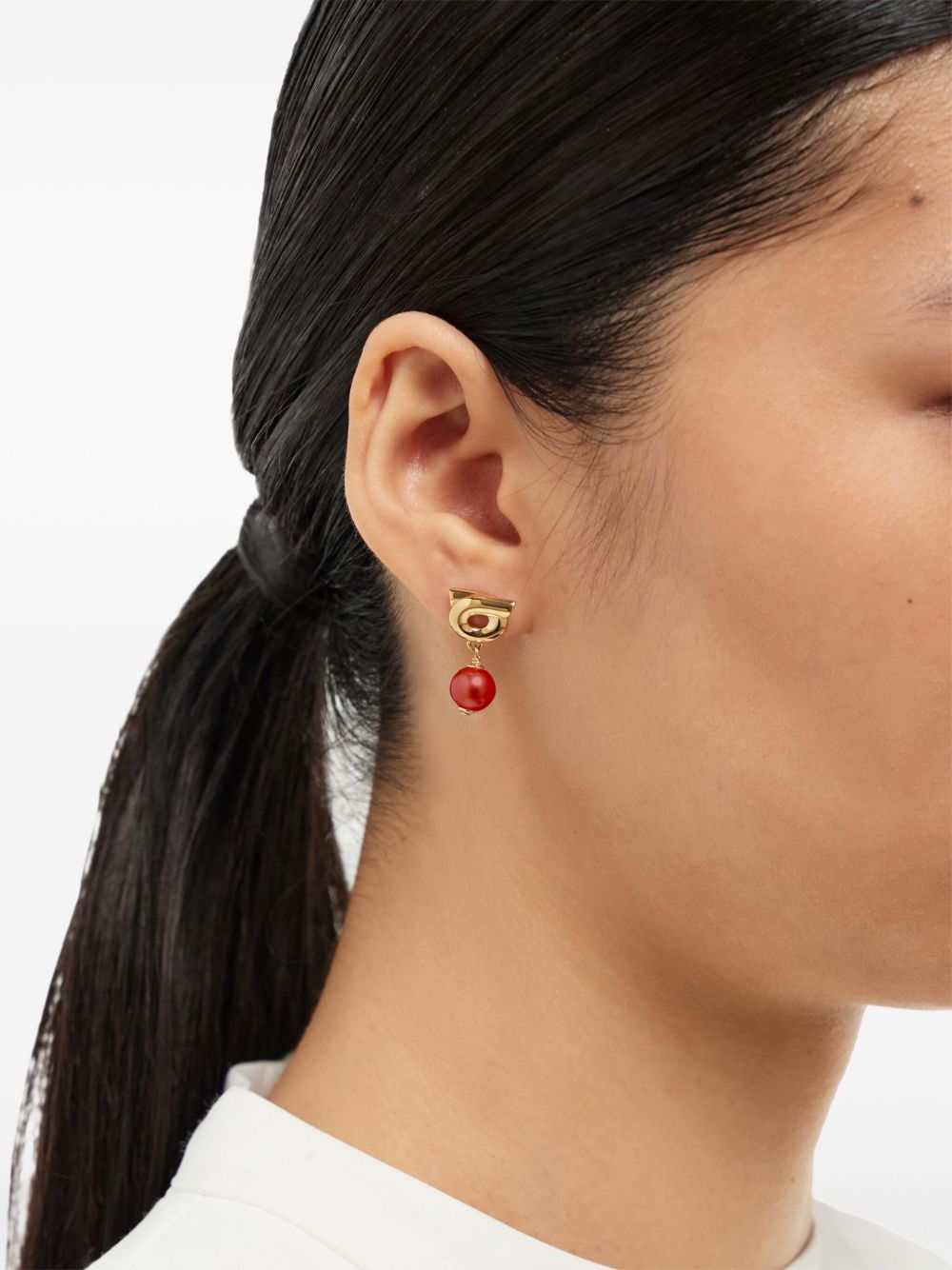 FERRAGAMO GANCINI EARRINGS