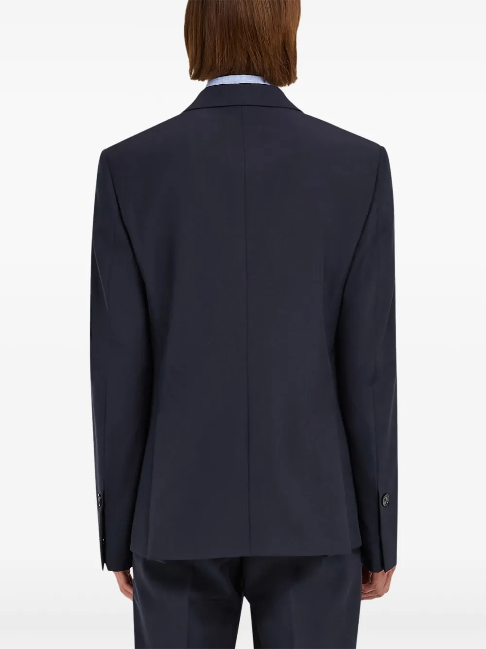 Ferragamo Wollen blazer Blauw