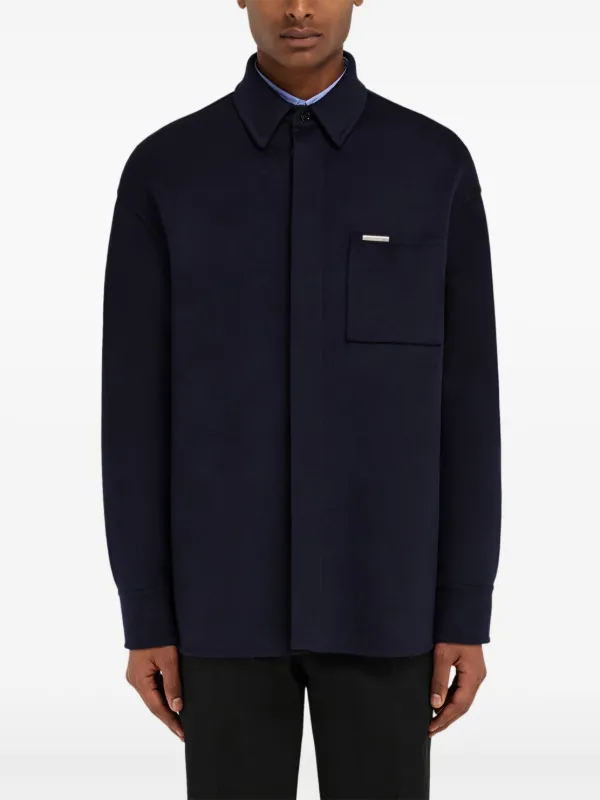 SalvatoreFerragamoメンズシャツジャケット　ブルゾン ブルゾン - メンズ | Ferragamo