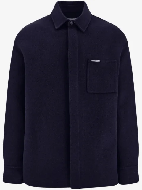 Ferragamo cashmere-blend overshirt