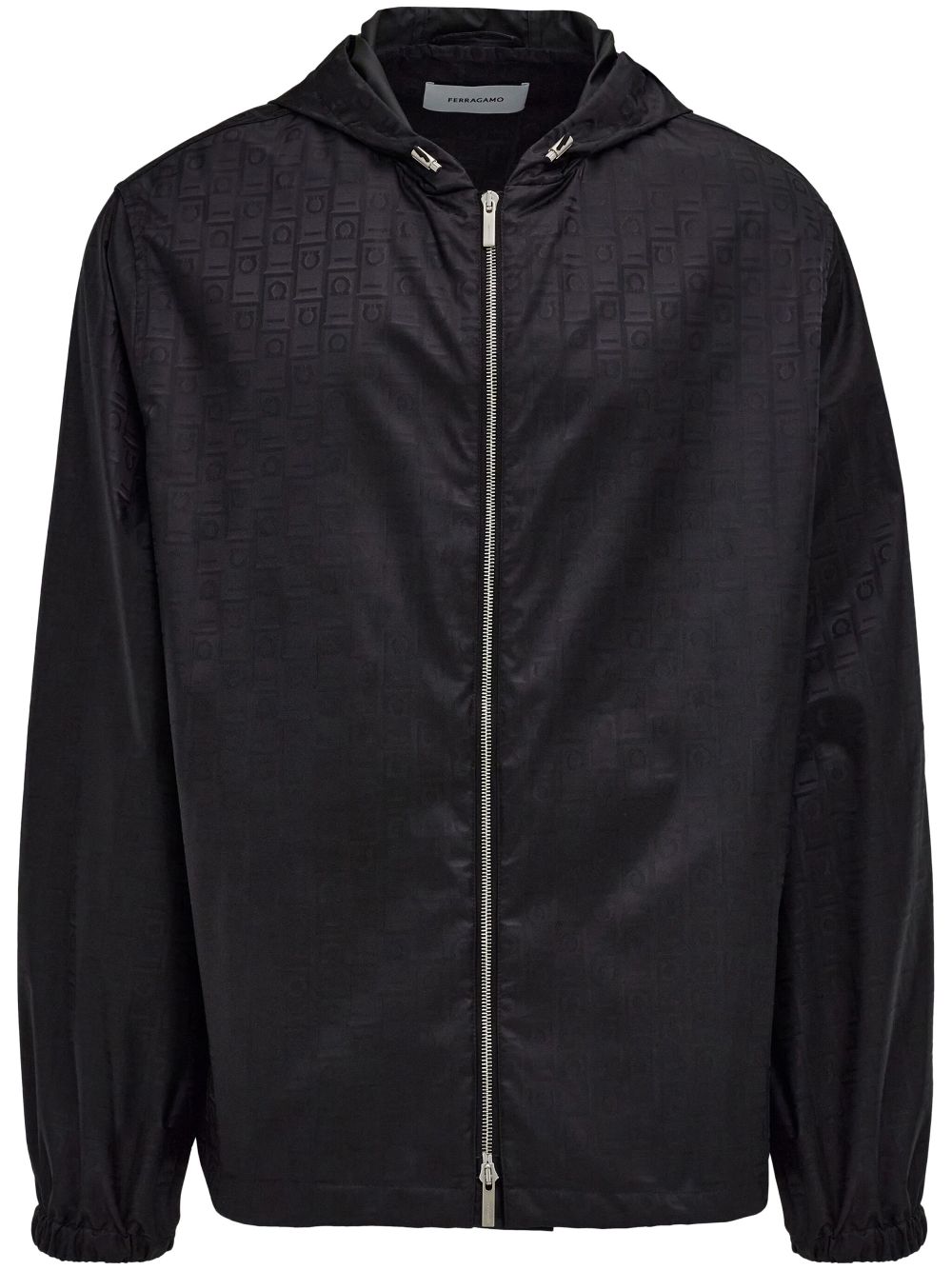 Ferragamo monogram windbreaker - Black