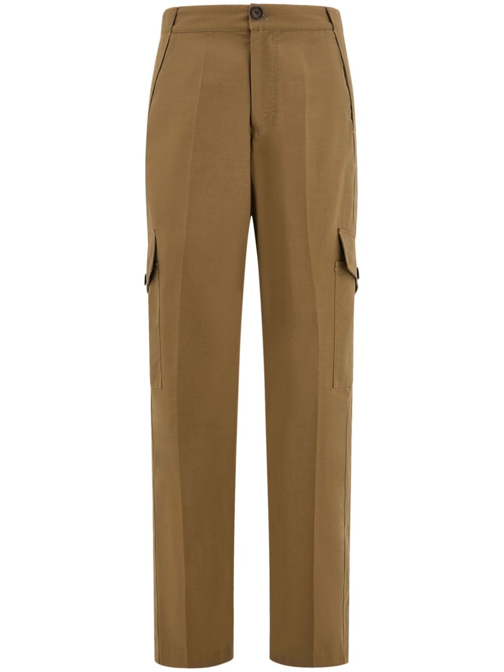 Ferragamo Canvas cargo broek Groen