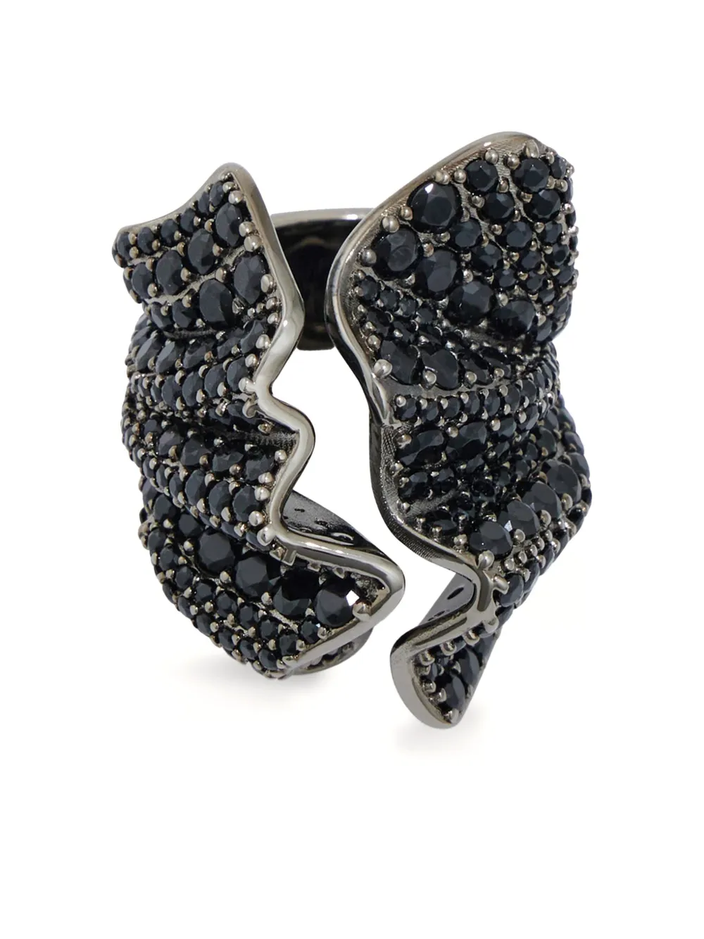 Ferragamo Drape ring | Black | Image 1