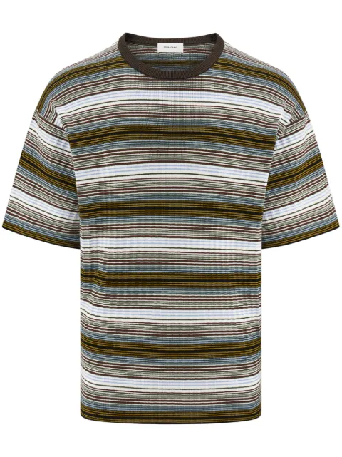 Ferragamo short-sleeved striped T-shirt