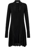 Ferragamo semi-sheer skater dress - Black