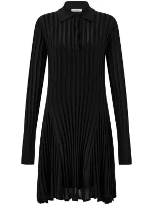 [Salvatore Ferragamo]ニットミディドレス Red Ferragamo Dresses for Women | Lyst
