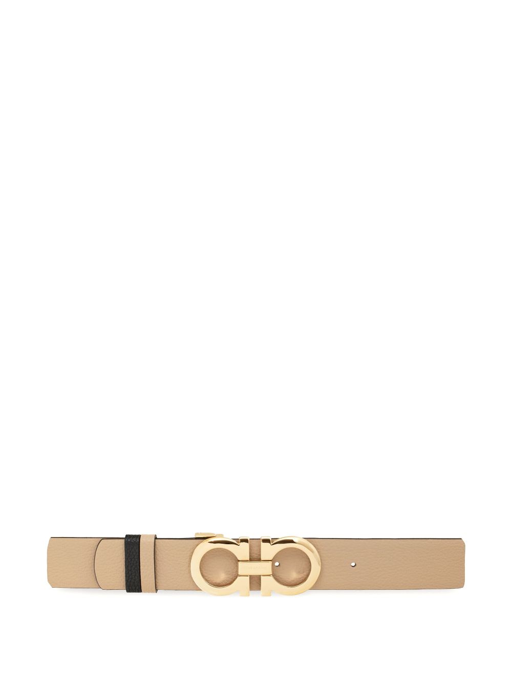 Ferragamo adjustable reversible Gancini belt - Neutrals