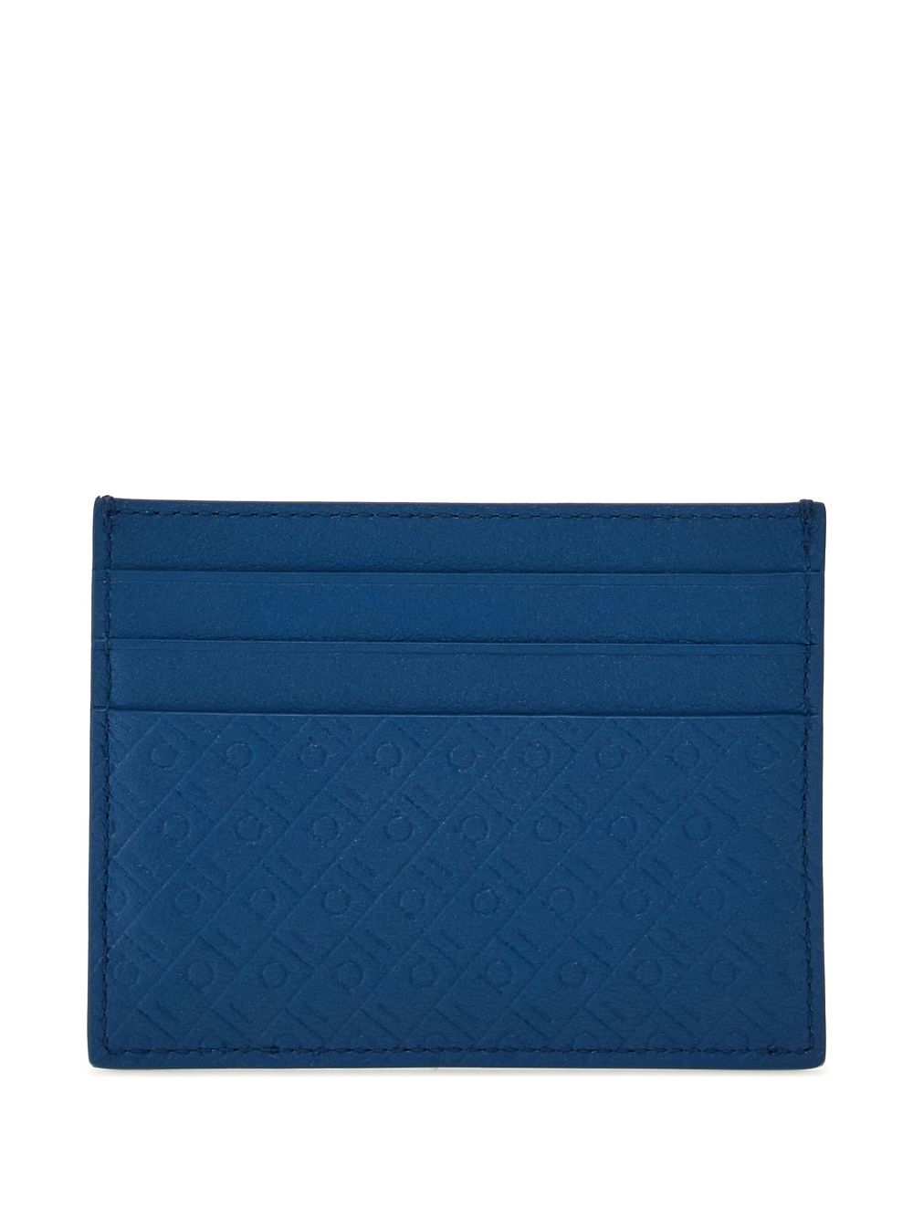 Ferragamo Monogram card holder - Blauw