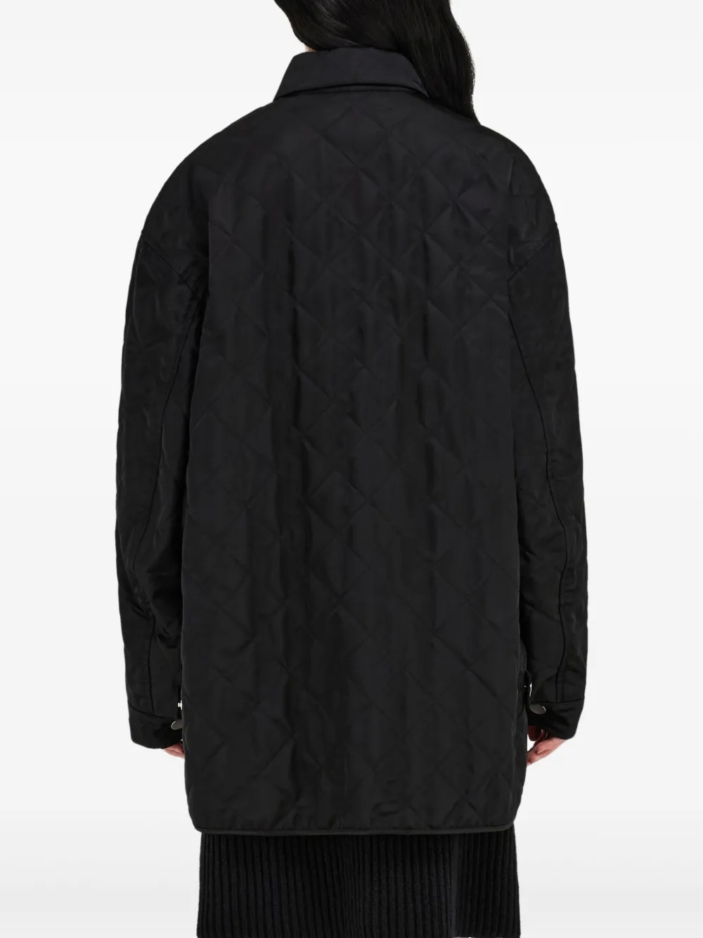 Ferragamo Gewatteerde blouse Zwart