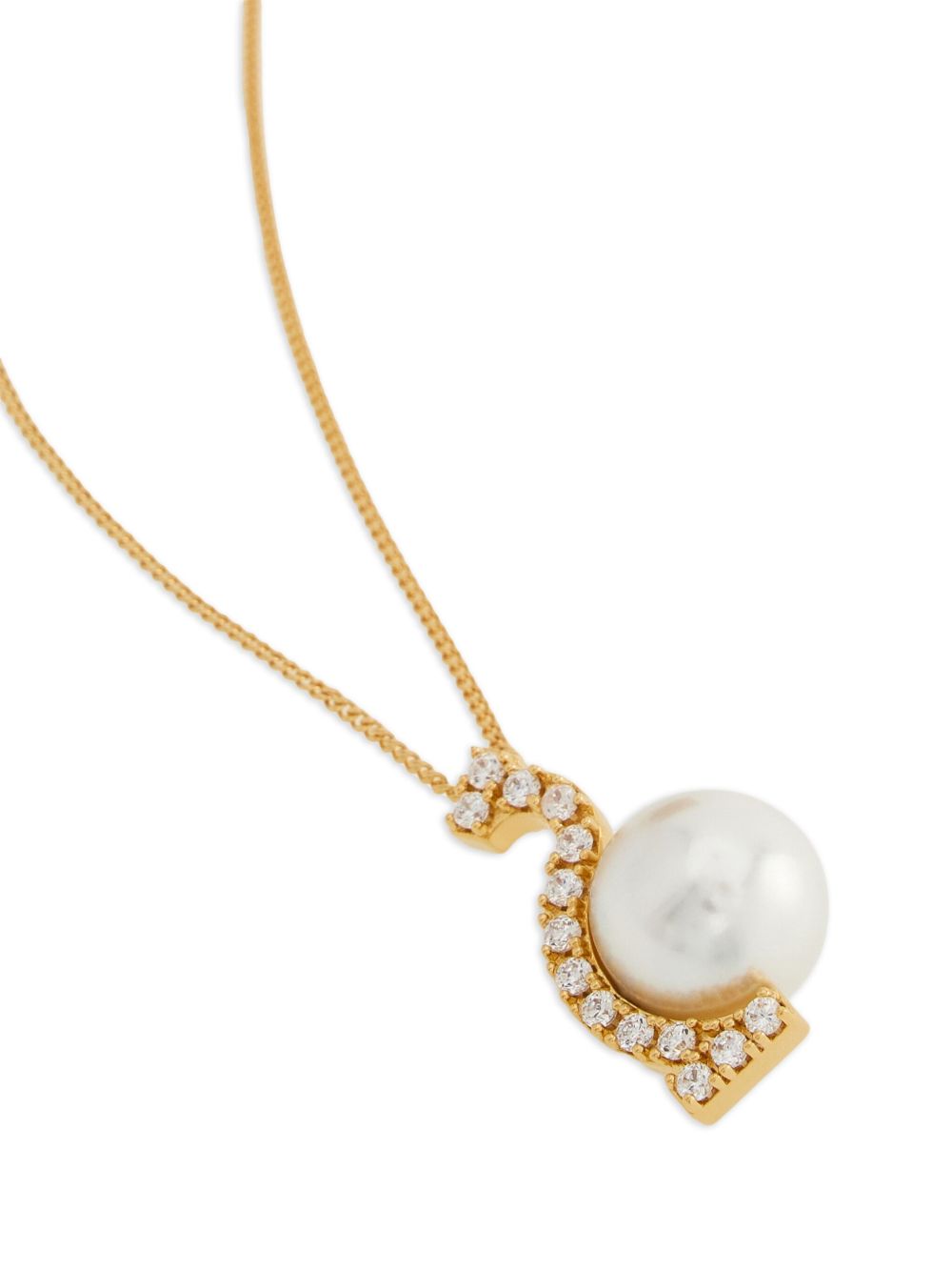 FERRAGAMO PEARL PENDANT NECKLACE