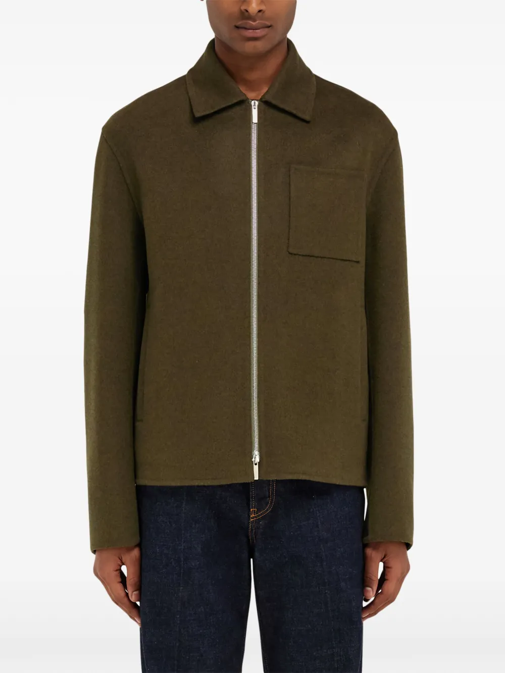 Ferragamo Jack met rits Groen