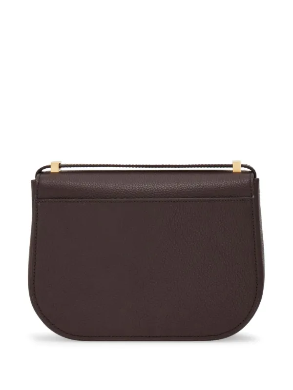 【送料&関税込】Ferragamo gancini Small Crossbody Bag Ferragamo Men's Embossed Gancini Leather Crossbody Bag