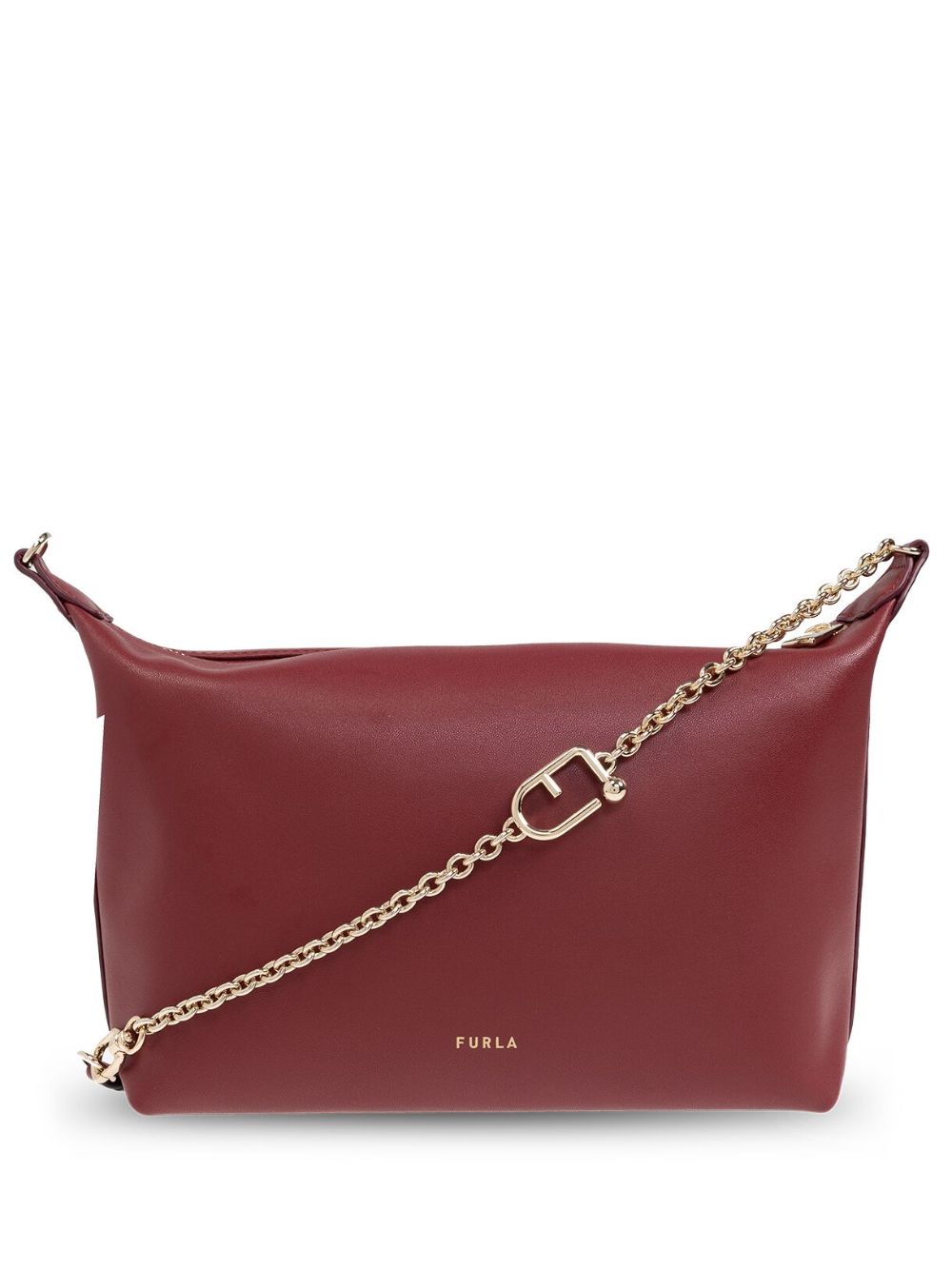 Shop Furla Nuvola Shoulder Bag In Red