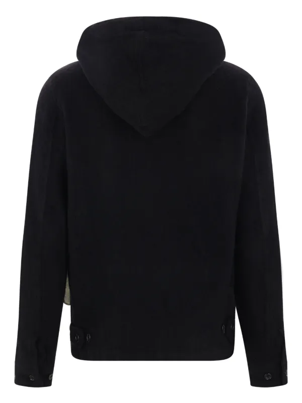 Black Comme Des Garçons フラップポケット パーカー | ブラック