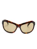 Prada Eyewear Swing sunglasses - Brown