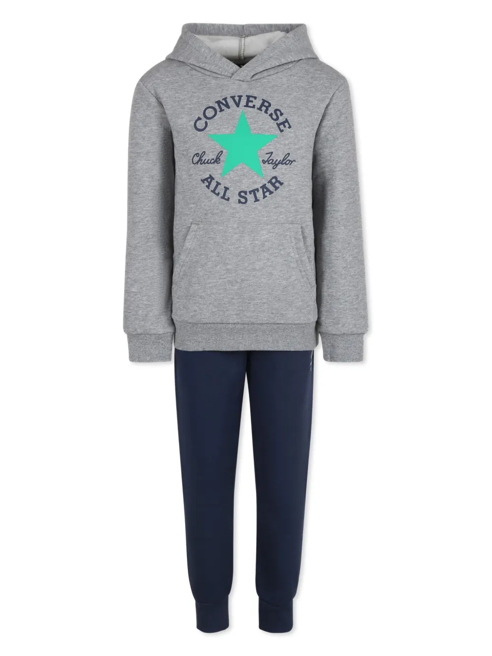 Converse Kids logo-print tracksuit | Grey | Image 1