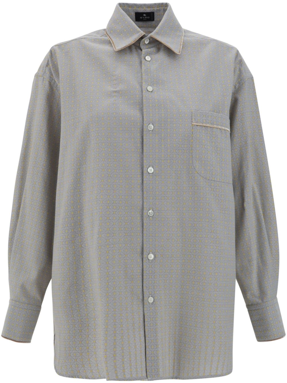 ETRO jacquard shirt - Grey