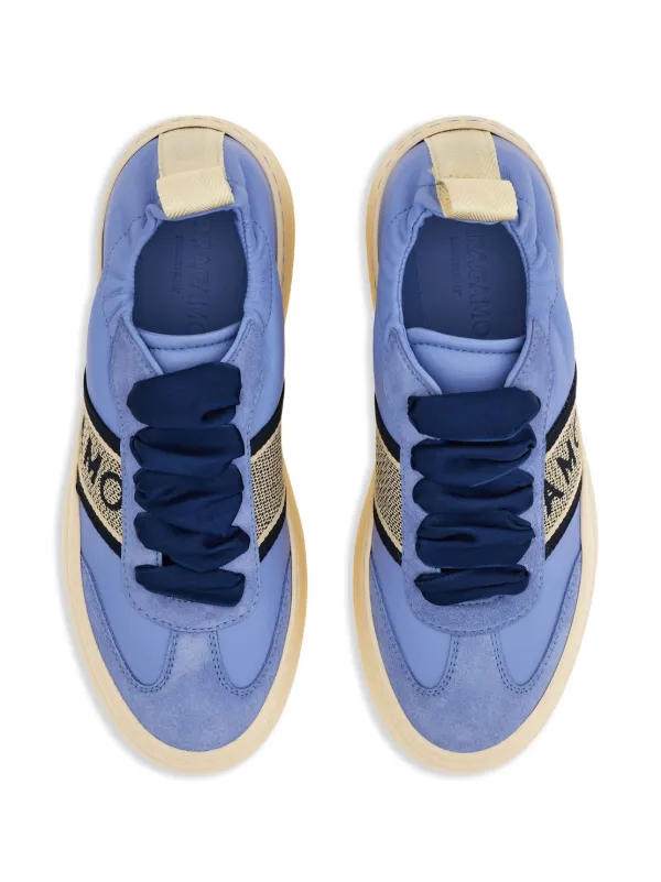 Ferragamo Wedge Sneakers | Blue | FARFETCH