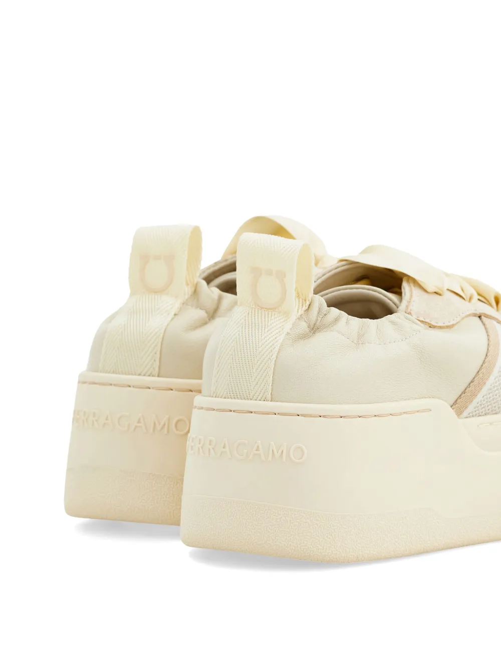 Ferragamo Wedge sneakers White