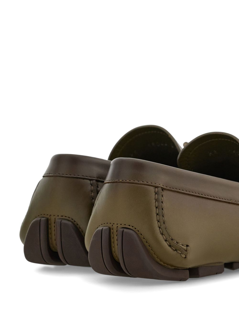 Ferragamo Loafers met Gancini-plakkaat Groen