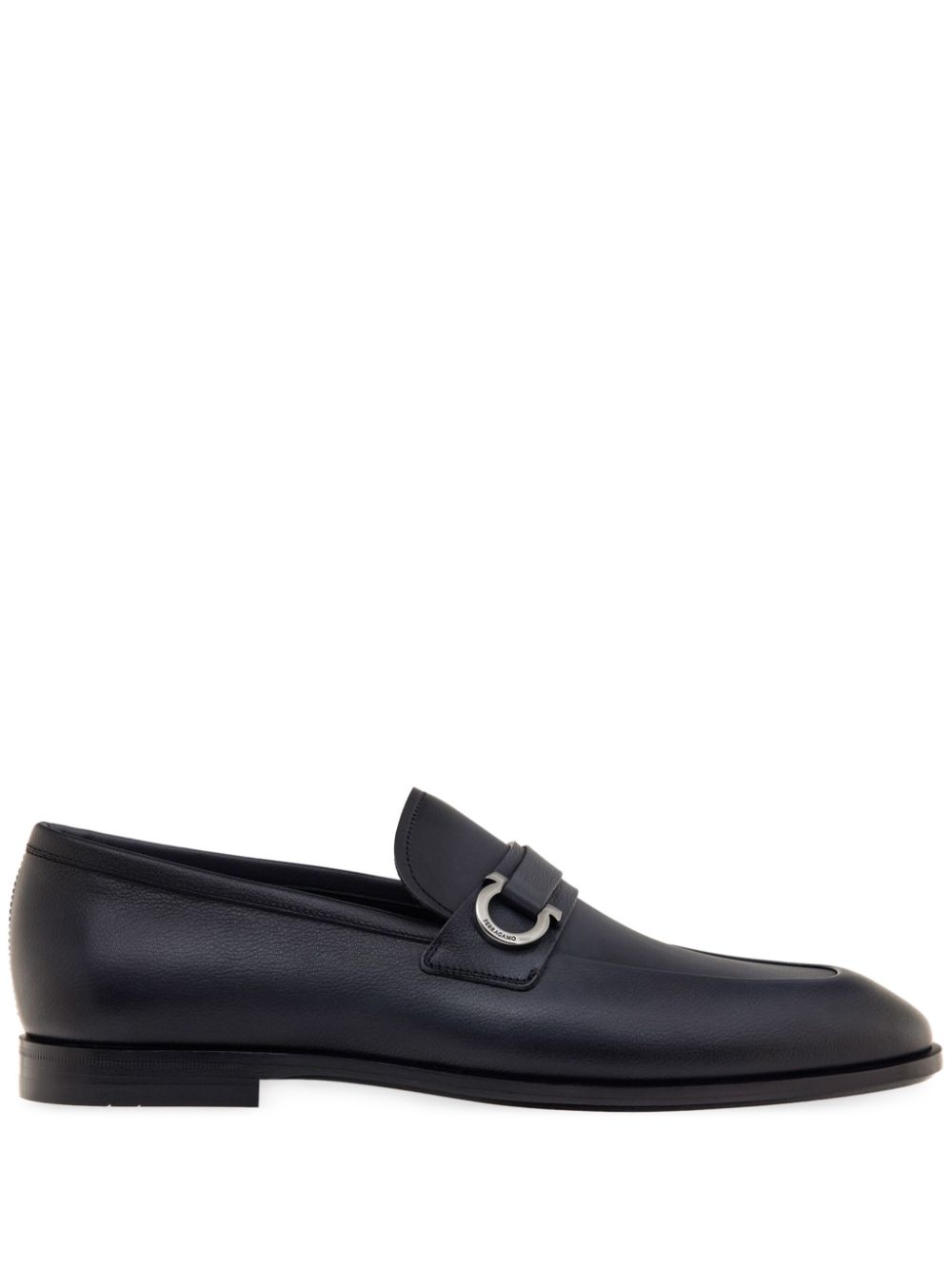 Ferragamo Gancini-plaque loafers Grey