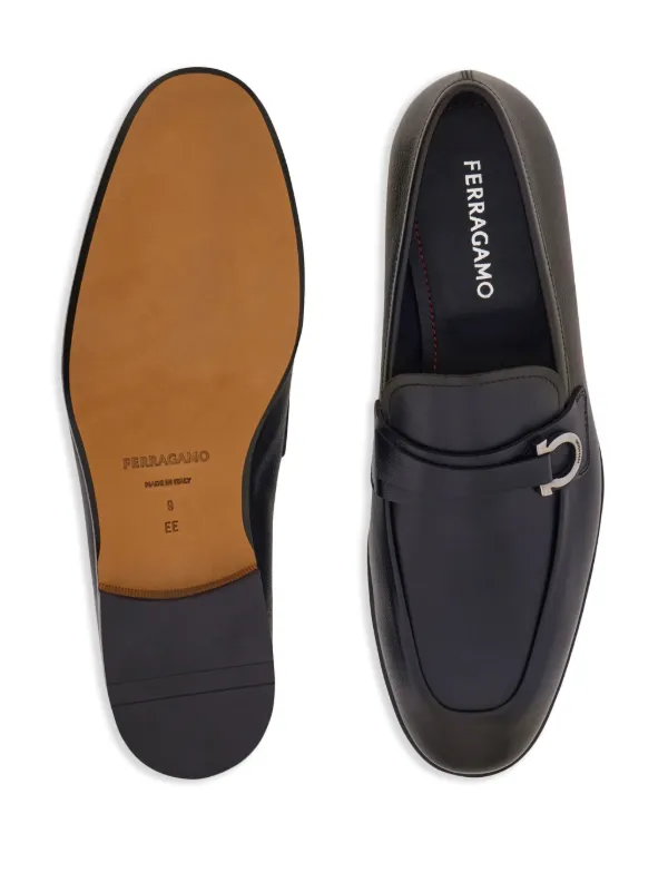 Ferragamo Gancini-plaque Loafers | Grey | FARFETCH BH display picture 3