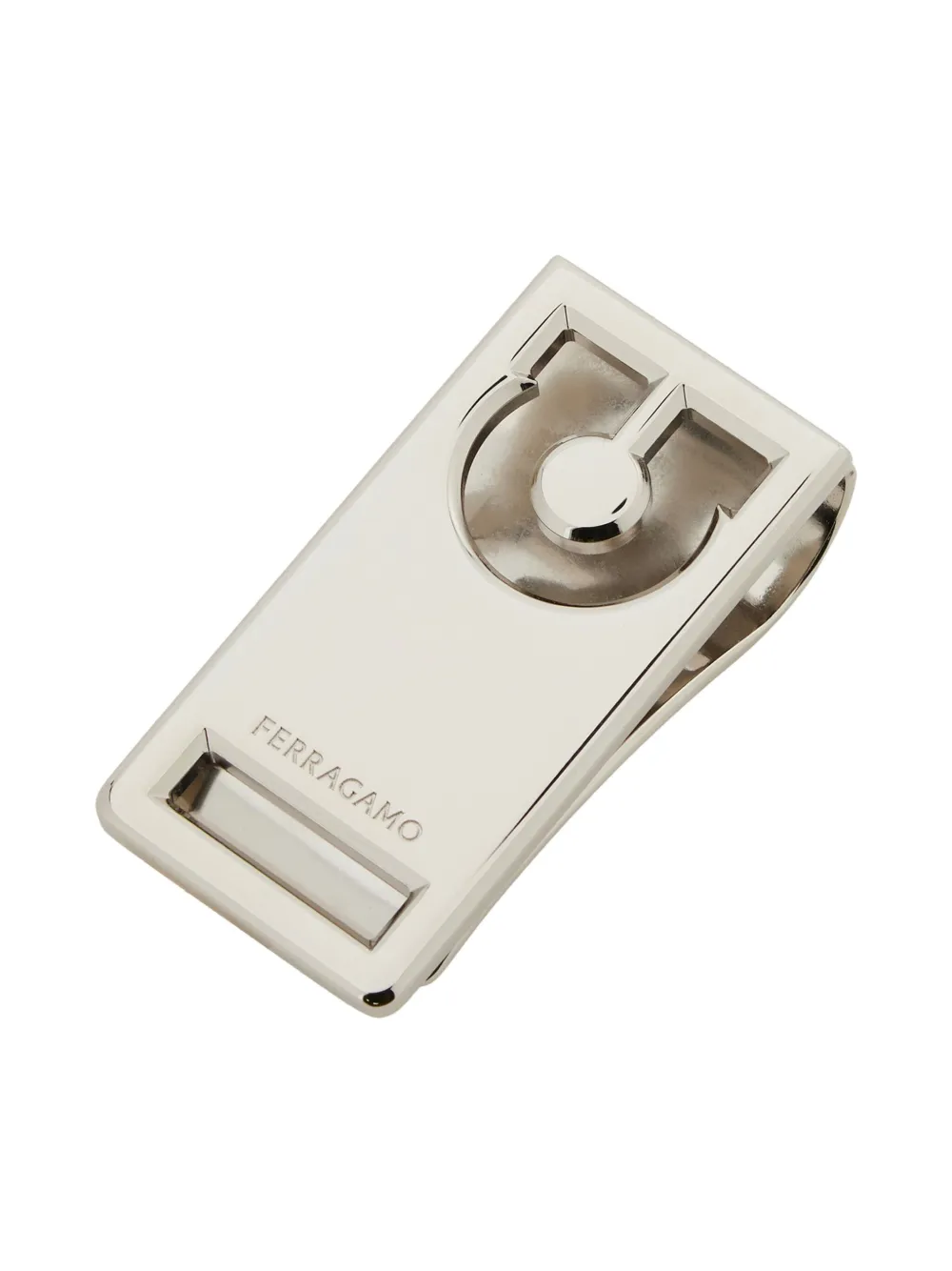 Ferragamo Gancini Money Clip In 银色