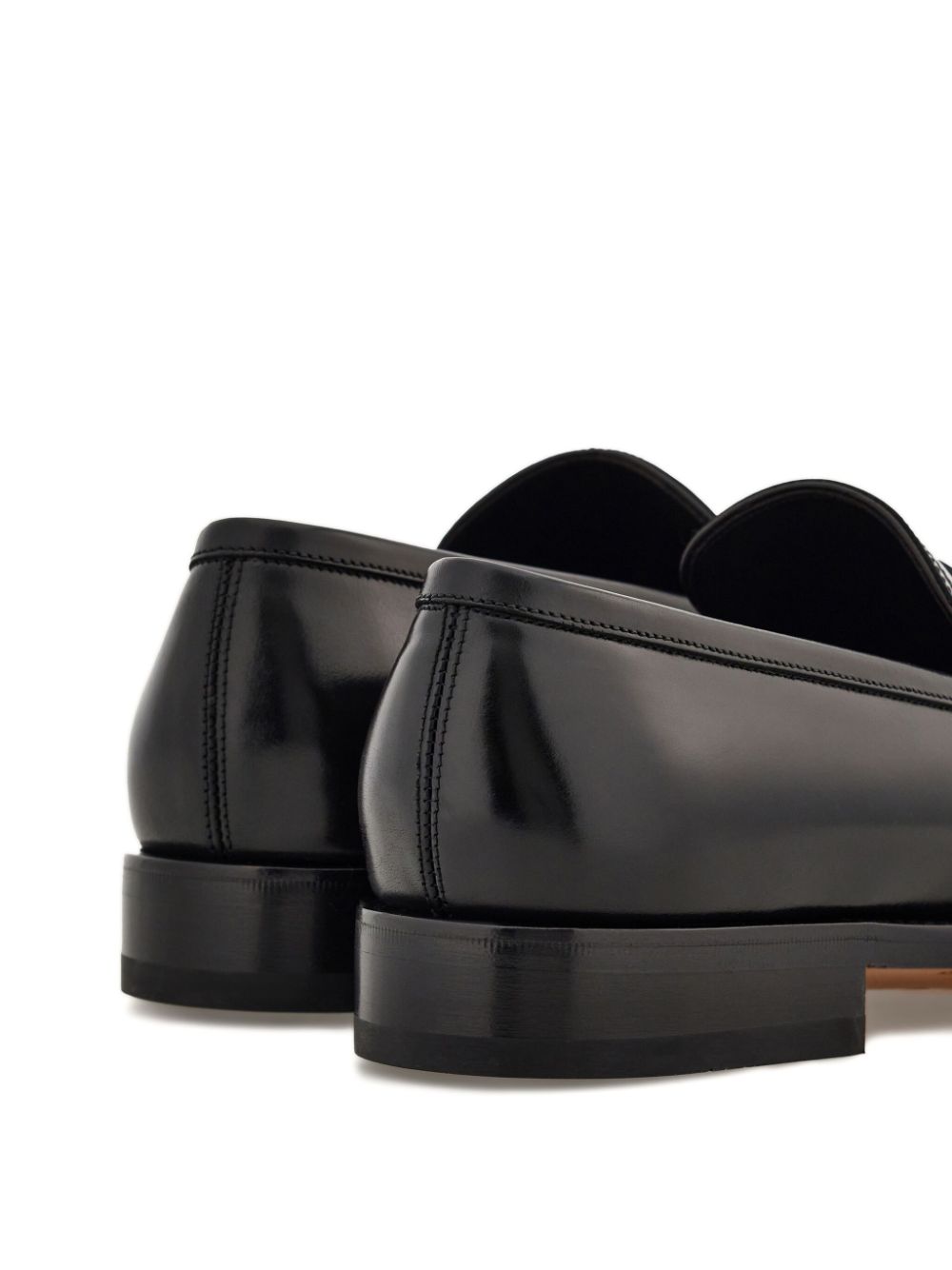 Ferragamo Loafers met Gancini-plakkaat Zwart