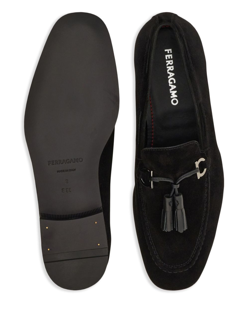 Ferragamo Loafers met kwastjes Zwart