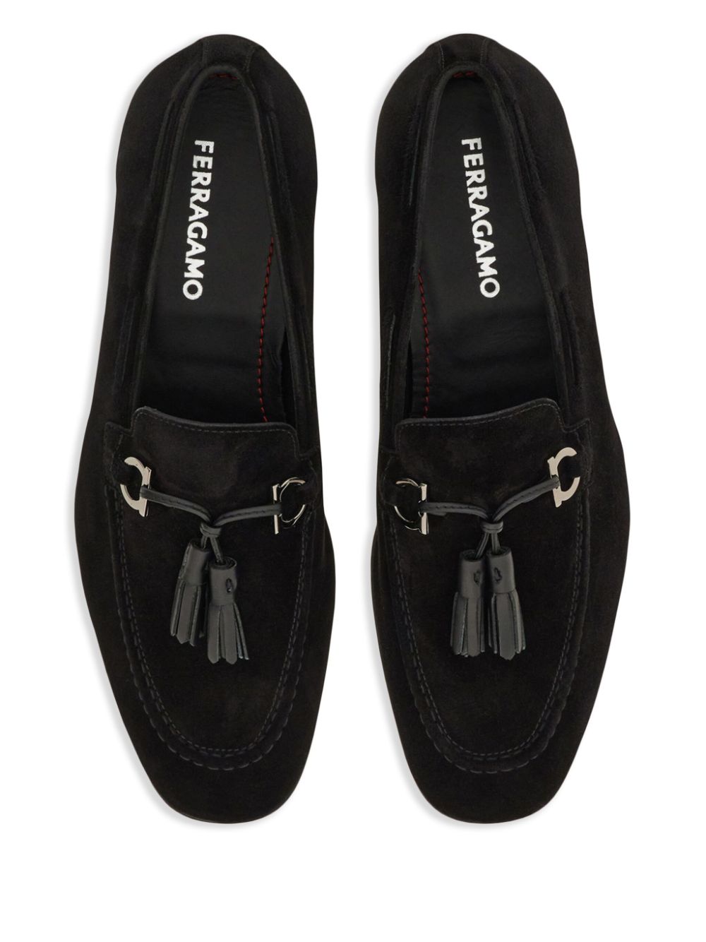 Ferragamo tassel-detail loafers Black